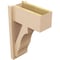 Ekena Millwork 7 1/2-in W x 14-in D x 22-in H Balboa Block Rough Cedar Woodgrain TimberThane Outlooker, Primed Tan OUTUR075X14X22BOA44RCPR - alternate 5